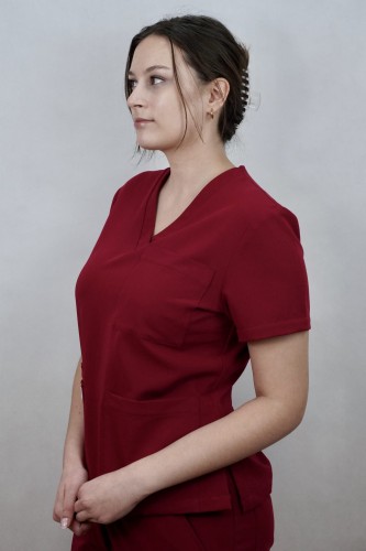 Bluza medyczna damska Cherry Red