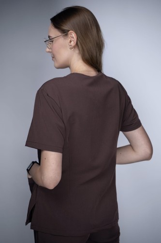 Bluza medyczna damska Chocolate Brown