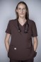 Bluza medyczna damska Chocolate Brown