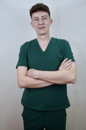 Bluza medyczna męska Emerald Green