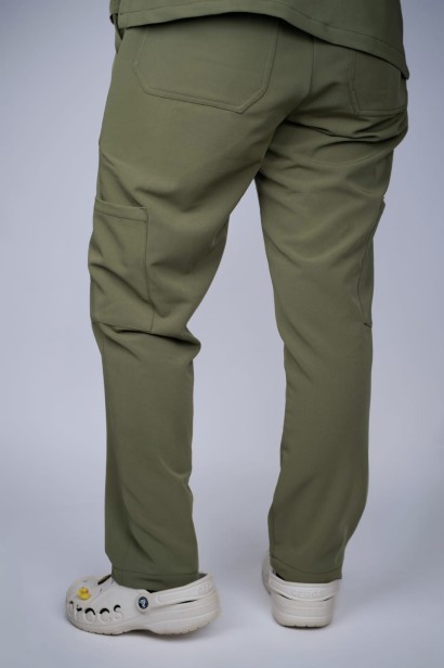 Spodnie medyczne damskie Olive Green
