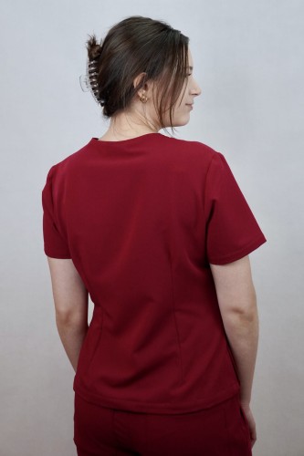 Bluza medyczna damska Cherry Red